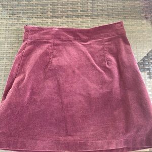Maroon skirt